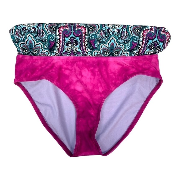 Prana Lavana Womens Swim Bottom Fuchsia Namaste Small - Picture 7 of 11